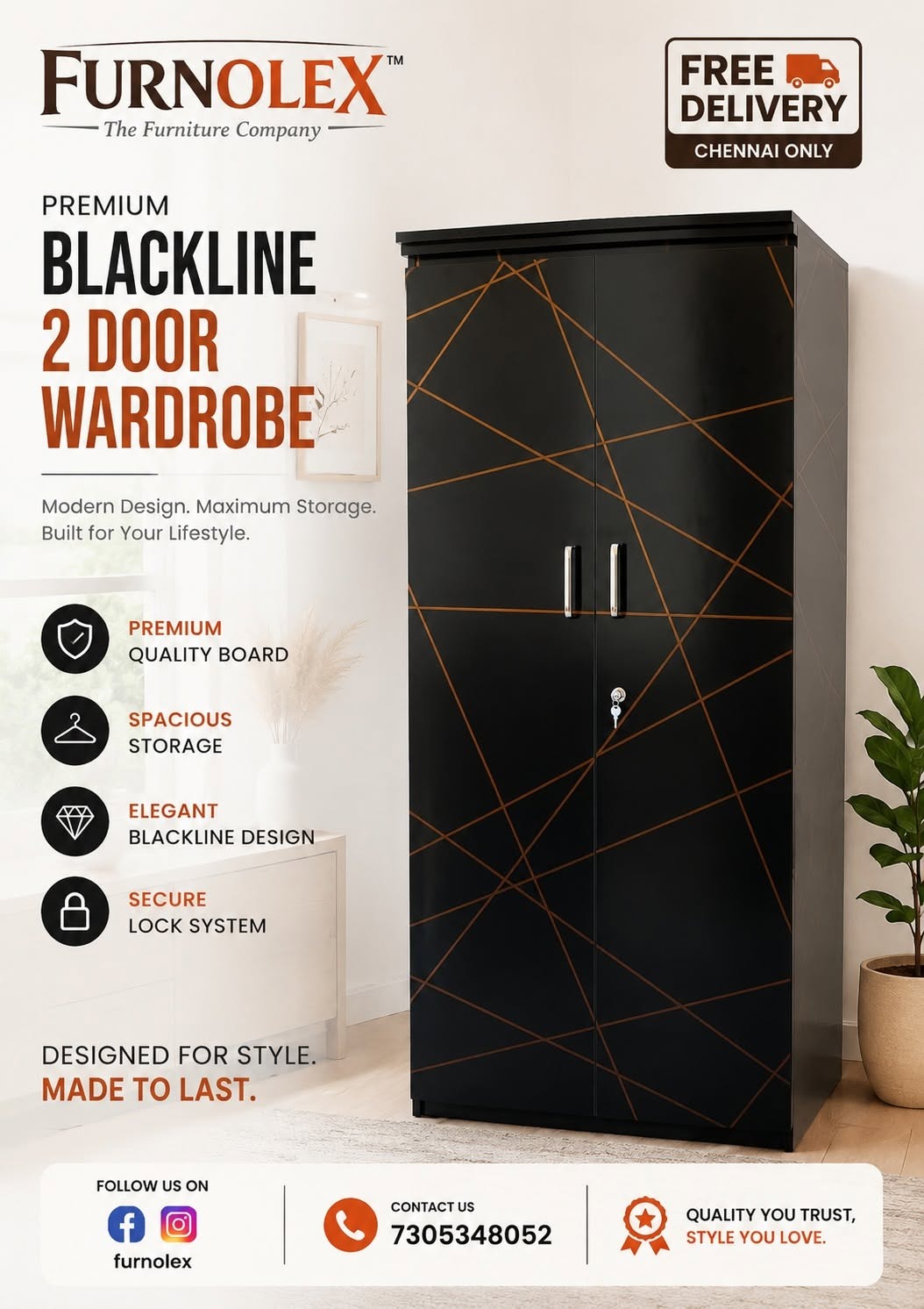 Premium wardrobe 6x2.5